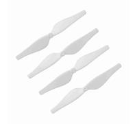 TOPINCN Pales D'hélice Légères en Fiber de Carbone pour, Conception Ergonomique, Ensemble D'hélices de Remplacement 4 Pièces pour Un Temps de Vol prolongé pour (White)
