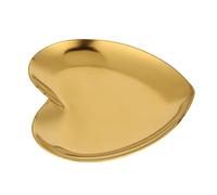 TOPINCN Palette de Nail Art en Acier Inoxydable en Forme de Cœur pour Mélanger les Couleurs et Peindre, Parfaite pour les Salons de Manucure, les Professionnels et les Débutants, Taille 3,3" X,",