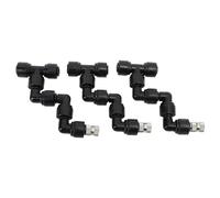 TOPINCN Paquet de 3 Buses de Brumisateur pour Reptiles, Buses de Système de Refroidissement de Brume Réglables à 360 ° Connecteurs de Pulvérisateurs d'eau, Brumisateur D'assemblage pour