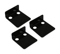 TOPINCN Paquet de 3 étagères Murales Flottantes en Acrylique pour Caméras de sécurité Intelligentes, Moniteurs pour bébé, Haut-parleurs et Plus Encore, étagère Adhésive Universelle avec 6 (Black)