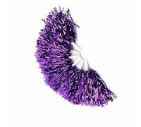 TOPINCN Party Dance Accessory Sports Pompons Pompons Accrèment L'équipe de Jubilation et Le Public, Matériau Léger, 6pcs en 7 Couleurs (Purple)