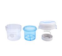 TOPINCN Passoire à Yaourt Grec, Conception de Pressage à 3 Vitesses avec Fonction de Presse à Ressort, Filtre Fin à 225 Mailles, Yaourtière au Goût sucré et Lisse