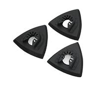TOPINCN Patin de Ponçage Oscillant Multi-Outils Triangulaire Efficace à Dégagement Rapide pour Remplacement, 3 Pièces pour Divers Outils, Acier Inoxydable ABS, pour Chicago Harbor Freight WEN,