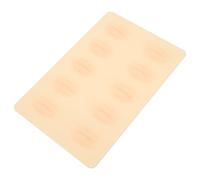 TOPINCN Peau de Pratique de Microblading en Silicone de qualité Alimentaire pour les Lèvres, Peau de Pratique de Microblading sans Lèvres pour L'école de beauté