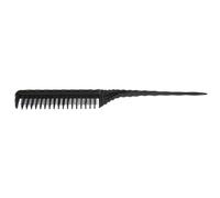 TOPINCN Peigne de Cheveux Professionnellement Pp Matériau Outils de Style Coiffeur pour Salon Noir 8,5x1.1 Pouce de Coiffure Coiffure Peigne (BLACK)