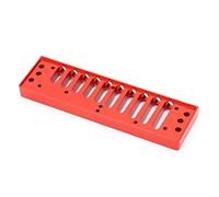 TOPINCN Peigne Harmonica pour SP20, Pièces de Rechange en Alliage D'aluminium à 10 Trous avec Embout Confortable pour Musiciens de Blues