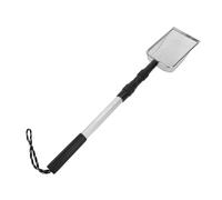 TOPINCN Pelle à Crottes de Poulet Réglable en Métal pour Nettoyage Efficace des Poulaillers Tamis à Litière à Long Manche pour Les Propriétaires et Les éleveurs de Volailles en