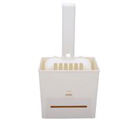 TOPINCN Pelle à Litière pour Chat avec Support Amovible à Long Manche, Ensemble de Pelle à Litière pour Chat et Déchets d'animaux avec Poignée de Support Amovible (White)