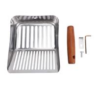 TOPINCN Pelle à Litière Robuste en Acier Inoxydable pour Chat avec Longue Poignée, Pelle à Mailles Surdimensionnée pour Un Nettoyage Rapide et Facile du Bac à Litière Chine