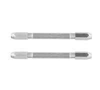 TOPINCN Perceuse à Main Hexagonale en Laiton de Haute qualité, Outil Manuel Résistant à la Rouille à Double extrémité pour la Fabrication de Bijoux et la Réparation de Montres, Jeu de Forets à Fil