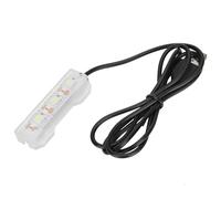 TOPINCN Petite Lumière LED Précise pour Aquarium, Lampe Douce Durable et Efficace pour Aquarium de Bureau, Longue Durée de Vie pour le Bureau à Domicile, Plastique comme Image 6 X 2 cm.