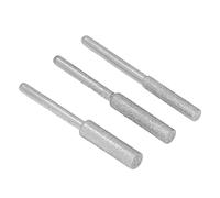 TOPINCN Pierre à Aiguiser pour Tronçonneuse, Ensemble de Mèches de Meulage Pratiques pour Tronçonneuse électrique, Kit de Limes émeri 30 Pièces pour Projets de Menuiserie de Bricolage