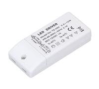 TOPINCN Pilote D'alimentation LED, Transformateur Stable 12W DC 12V pour Lumières de Terrasse Intérieures et Extérieures, Signalisation et Bandes Lumineuses LED, Matériau ABS