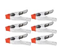 TOPINCN Pince à Ressort Métallique Fixe de 6 Pouces pour Sécuriser les Bâches, Clamp/Holder Facile à Utiliser pour les étals de marché