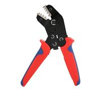 TOPINCN Pince à Sertir Ergonomique pour Bornes Durables, avec Bouton de Pression Réglable, 0.25-1,5 mm², 16-23AWG