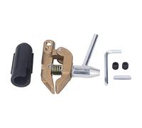 TOPINCN Pince de Mise à la Terre Robuste en Laiton de 32 Mm avec Manchon en Caoutchouc, Légère et Simple à Assembler, Pince de Terre 800 A pour le Soudage à L'arc submergé, le Soudage par Résistance