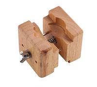 TOPINCN Pince de Support de Boîtier de Montre en Bois Professionnelle, pour Réparation de Mouvement de Montre avec Fonction de Remplacement de Batterie pour Horlogers
