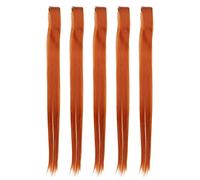 TOPINCN Pince/Support dans les Cheveux de Cheveux Colorés Extensions de Raides Clamp/Support pour la Fête Cosplay, Facile à Peigner Clamp/Holder de Partie de pour Femmes, 5pcs de Long-local à de