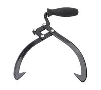 TOPINCN Pinces à Bûches, Crochet de Levage de Bûches de 10 Pouces, Pinces de Dérapage de Bois D'œuvre en Acier, capacité de Chargement de 200 Kg, Levage pour Le Travail du Bois et Le