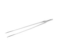 TOPINCN Pinces en Acier Inoxydable en Inoxydable Premium pour Animaux de Compagnie, Outil d'alimentation Facile à Utiliser pour Les Dragons Barbus et Coralliens (pincettes Droites)