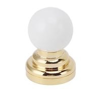 TOPINCN Plafonnier Miniature pour Maison de Poupée, Accessoires de Lampe de Luxe Ronds à L'échelle 1:12 avec éclairage de Plafond LED, Accessoires de Maison de Poupée pour la