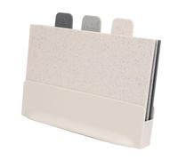 TOPINCN Planche à Découper 3 Pièces, Planche à Découper en Plastique, Antidérapante, Planches de Couleur, Tampons pour la Cuisine Domestique, Légumes, Fruits et Viandes