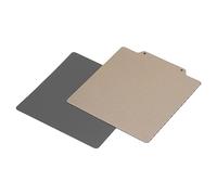 TOPINCN Plaque de Construction Magnétique en Acier à Ressort, Plate-forme Texturée Double Face pour L' 3D, Taille 150x150mm, Idéale pour les Imprimantes