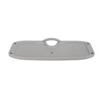 TOPINCN Plaque de Tableau Arrière en PVC, Support de Moteur de Montage Hors-bord, Support de Moteur Durable pour Bateau Gonflable Kayak 11,73x3,62 Pouces (GRAY)