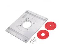 TOPINCN Plaque D'insertion de Table de Routeur en Alliage D'aluminium Durable pour les Projets de Menuiserie de Précision 1 unité