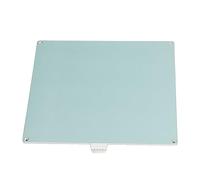 TOPINCN Plaque en Aluminium pour Imprimante 3D avec Foyer plaqué or, Puissance Stable, pour A8 A6 A2, 220x220x3MM, Dos Noir, Avant Blanc argenté