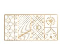 TOPINCN Plateau à Tampons à Glaçons Transparent, Presse à Glace en Cuivre, Moule à Glace Moderne, Artisanat élégant pour Cocktails et Bourbon en 5 Secondes pour (D01 200x100mm / 7,87x3,94 pouces)