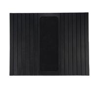 TOPINCN Plateau D'Accoudoir de canapé, Accoudoir de canapé, Plateau en Bambou fabriqué à Partir de Bambous Isolés de qualité Supérieure avec Silicone Souple pour Boissons, Collations, (Black)
