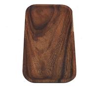 TOPINCN Plateau de Sushi Snacks Plateau de Sushi à Bois Premium pour Maison Cuisine Restaurant Café Shop Tray Snacks Salade Desserts Elegant Multi Utilisation (25 * 12,5 * 2cm)
