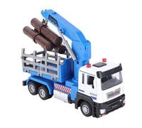 TOPINCN Pocking of Truck Truck Toys 1:32 Modèle de Véhicule en Rondins avec Un Effet Musical Léger Idéal Pendant Plus de 6 Ans (Blue)