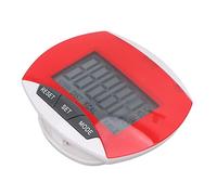 TOPINCN Podomètre Professionnel de Compteur de Calories pour la Marche, Facile à Utiliser, pour l'exercice du Matin (Rouge)