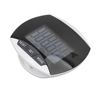 TOPINCN Podomètre Professionnel de Compteur de Calories pour la Marche, Facile à Utiliser, pour l'exercice du Matin (Black)