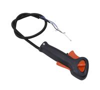 TOPINCN Poignée de Commande D'accélérateur de Tondeuse, Remplacement de Poignée de Commutateur D'accélérateur pour FS75 FS80 FS85 avec Câble et Faisceau de Câbles, Accessoires de