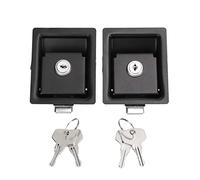 TOPINCN Poignée de Loquet RV Conception Encastrée Verrou 2 Pièces pour
