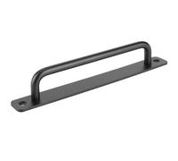 TOPINCN Poignée de Porte de Grange Coulissante, Porte de Porte D'alliage en Aluminium Poignée de Porte de Porte de la Porte de Placard avec Assiette, Porte de la Remise ou Porte de
