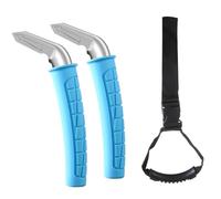 TOPINCN Poignée de Porte de Voiture, Lot de 2 Poignées de Support de Véhicule avec capacité de 450 Kg et Poignée Antidérapante, de Voiture pour la mobilité des Patients âgés (BLUE)