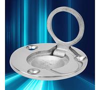 TOPINCN Poignée de Traction Ronde pour Tiroir de Porte de Bateau en Acier Inoxydable 316 pour Une Utilisation sans Effort sur Les Bateaux, Anneau de Traction de Levage Durable et Résistant à la