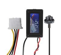 TOPINCN Pointer de Refroidissement D'Eau Thermomètre avec Sonde - Plage de Températures -50 110 Degrés Adaptés aux Systèmes de Refroidissement par Eau PC