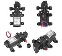 TOPINCN Pompe à Eau Auto-amorçante Haute Pression à Membrane pour Pompe Boost, DC 12 V 70 W Noir, 6 L/min, 0,9 MPA, pour Pompage D'eau, Nettoyage, Pulvérisation