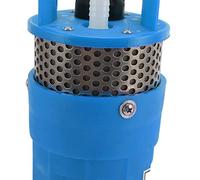 TOPINCN Pompe Submersible pour Puits Profond 12V DC, 6.5LPM 96W Solaire, pour élevage Irrigation Besoin en Eau à Distance avec Boîtier Antirouille (BLUE)