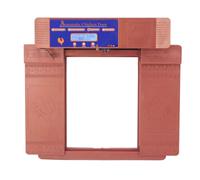 TOPINCN Porte Automatique de Poulailler Solaire, Ouvre-Porte Automatique alimenté pour Poulet, Modes de Minuterie pour Un Poulet Sûr et Pratique (Bronze)