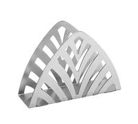TOPINCN Porte-serviettes Moderne en Acier Inoxydable, Distributeur Vertical pour Table de Cuisine, Design ajouré, Accès Facile et Organisation Optimale (Feuille)