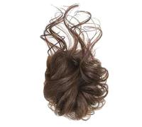 TOPINCN Postiche Chignon Chic Marron Clair ondulé bou hignon Ajoute du Volume pour les Femmes Rencontres et Mariage