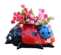 TOPINCN Pot de Fleur de, Récipient de Plante Animale Mignonne de Simulation de Résine, Pot Succulent pour des Décorations Extérieures de Jardin, Récipient de Plante(W93)