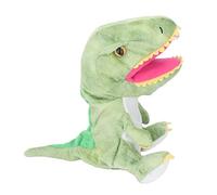 TOPINCN Poupée à Main de Dinosaure en Peluche à Bouche Mobile, Taille Parfaite pour Les Spectacles de Relations Parents-Enfants (Green)