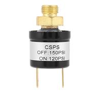 TOPINCN Pressostat de Compresseur D'air Robuste 120-150PSI pour une Utilisation Pratique, Boîtier Métallique 1/8 "NPT 1 Pièce